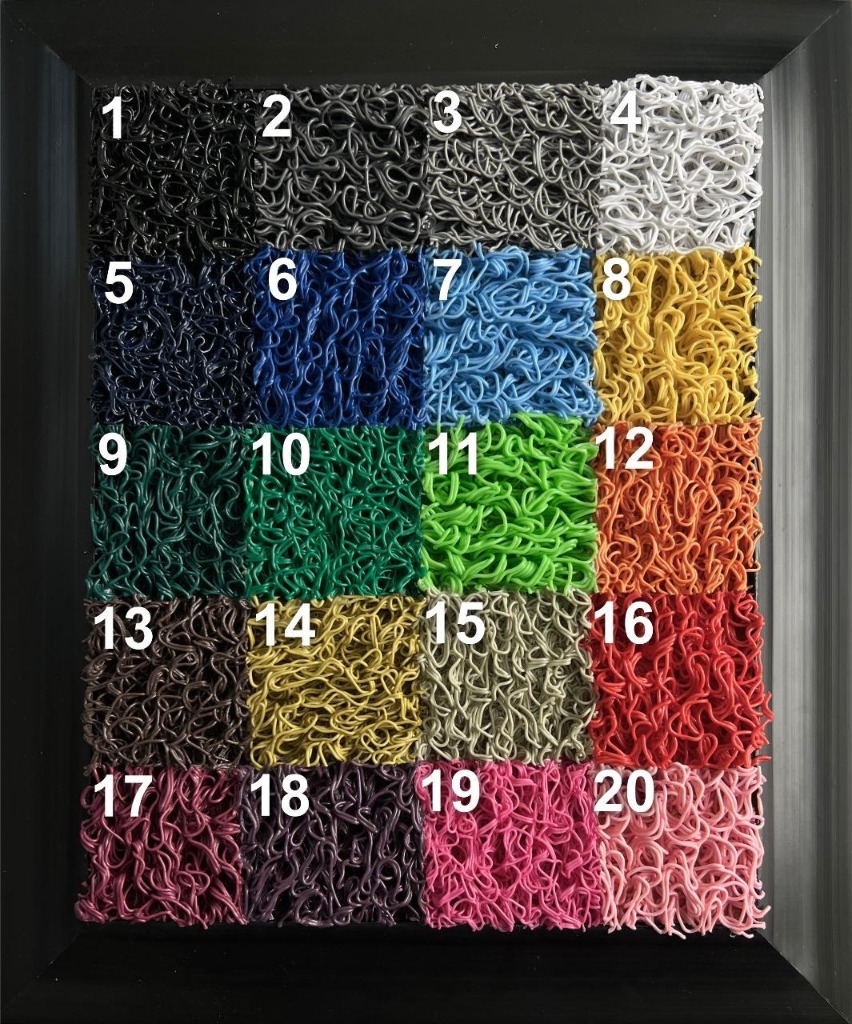 Paleta de colores disponibles