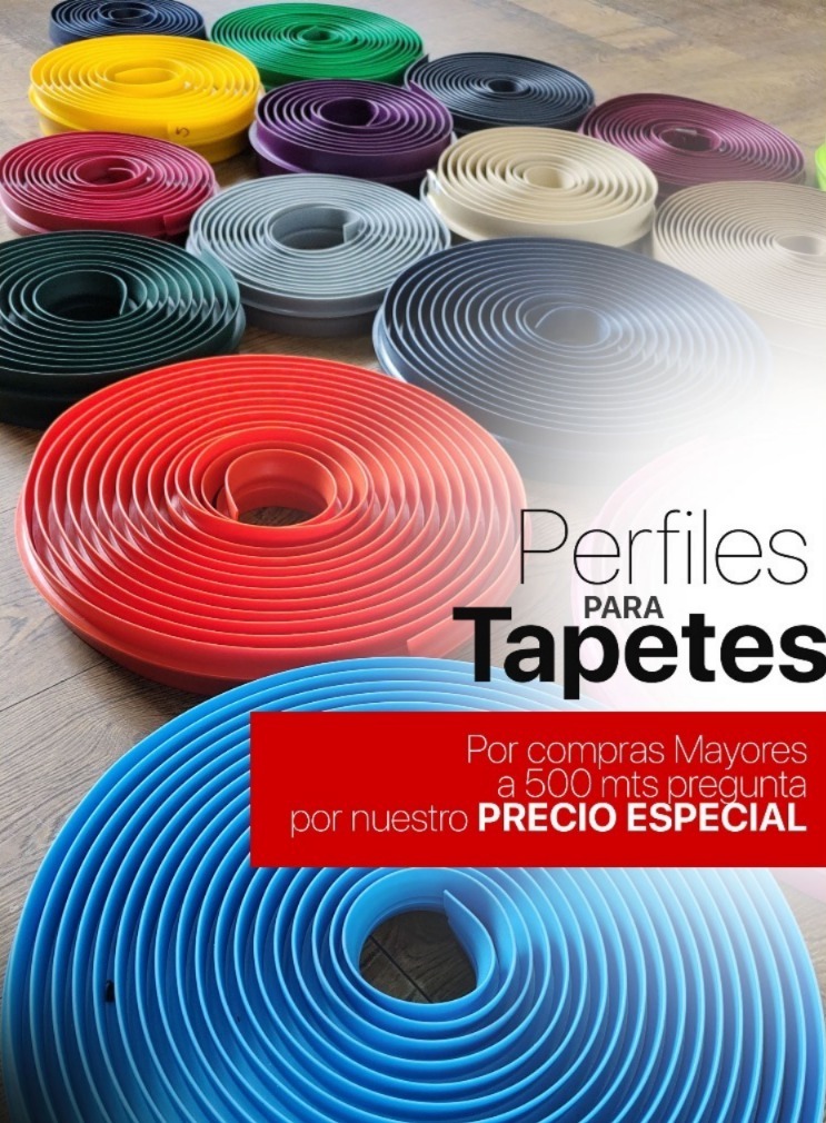 Perfiles para tapetes PVC